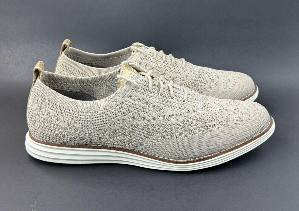 Cole Haan Grand OS W19538 Women's Rye Stitchlite Wingtip Oxford Shoes US 9 B